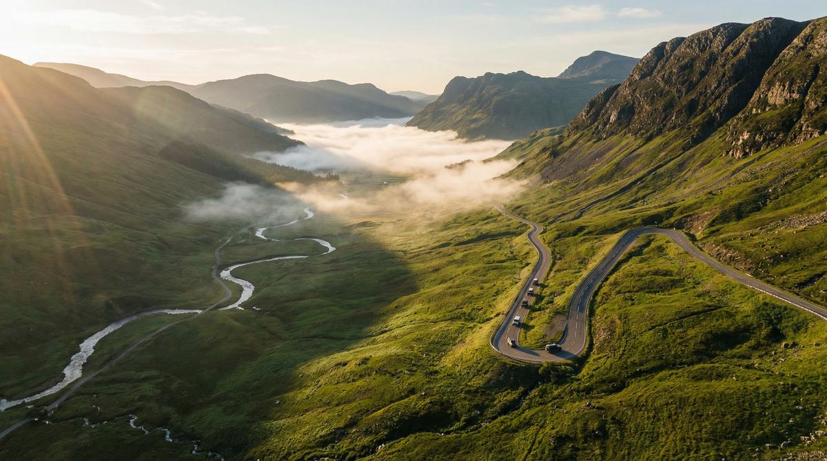 捷克街头航拍旅行视频
